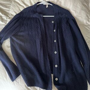 Blair Deep Blue Knit Sweater
